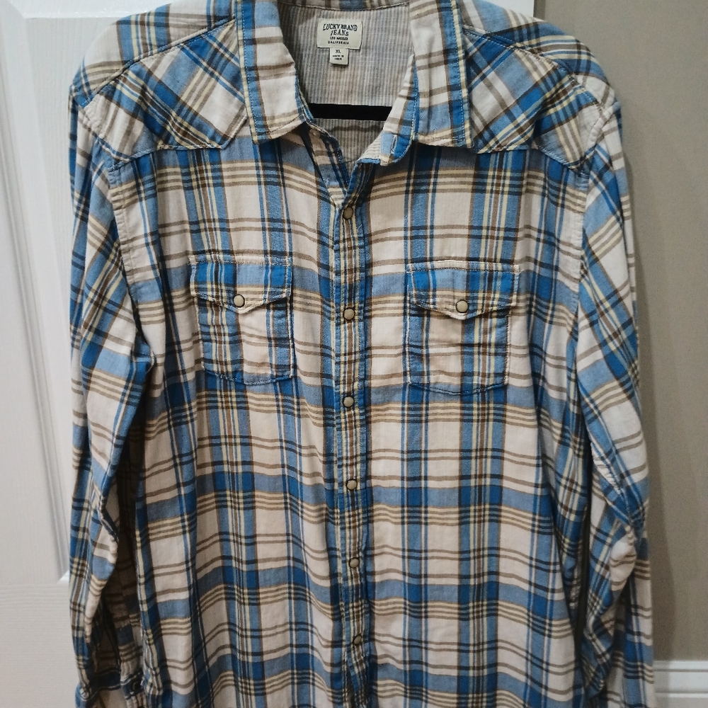 Flannel snap shirt